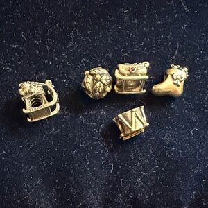 Pandora Silver Holiday Charm Collection